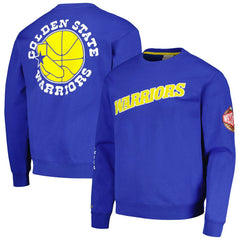Mitchell & Ness - Golden State Warriors Hardwood Classics There and Back Pullover Sweatshirt - Royal