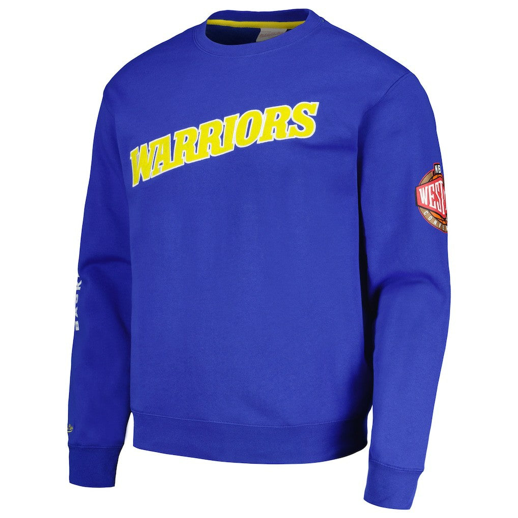 Mitchell & Ness - Golden State Warriors Hardwood Classics There and Back Pullover Sweatshirt - Royal