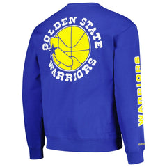 Mitchell & Ness - Golden State Warriors Hardwood Classics There and Back Pullover Sweatshirt - Royal