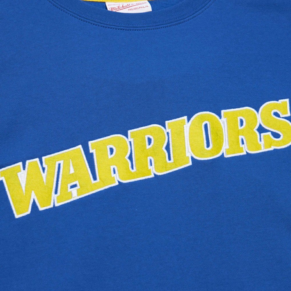 Mitchell & Ness - Golden State Warriors Hardwood Classics There and Back Pullover Sweatshirt - Royal