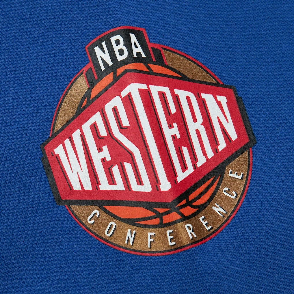 Mitchell & Ness - Golden State Warriors Hardwood Classics There and Back Pullover Sweatshirt - Royal