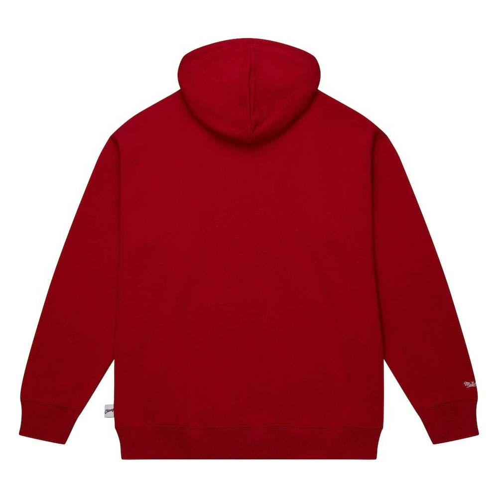 Mitchell & Ness - Chicago Bulls Hardwood Classics Tonal Pullover Hoodie - Red