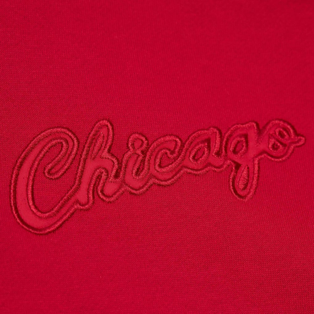 Mitchell & Ness - Chicago Bulls Hardwood Classics Tonal Pullover Hoodie - Red