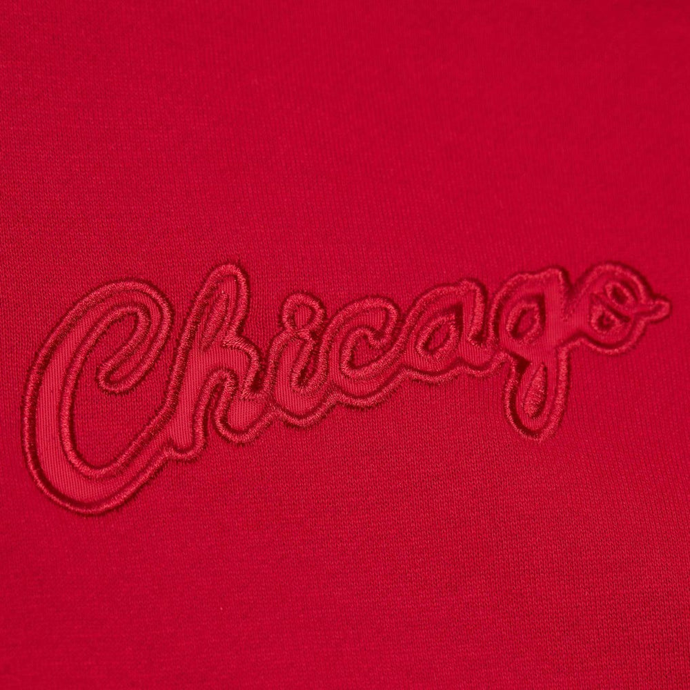 Mitchell & Ness - Chicago Bulls Hardwood Classics Tonal Pullover Hoodie - Red