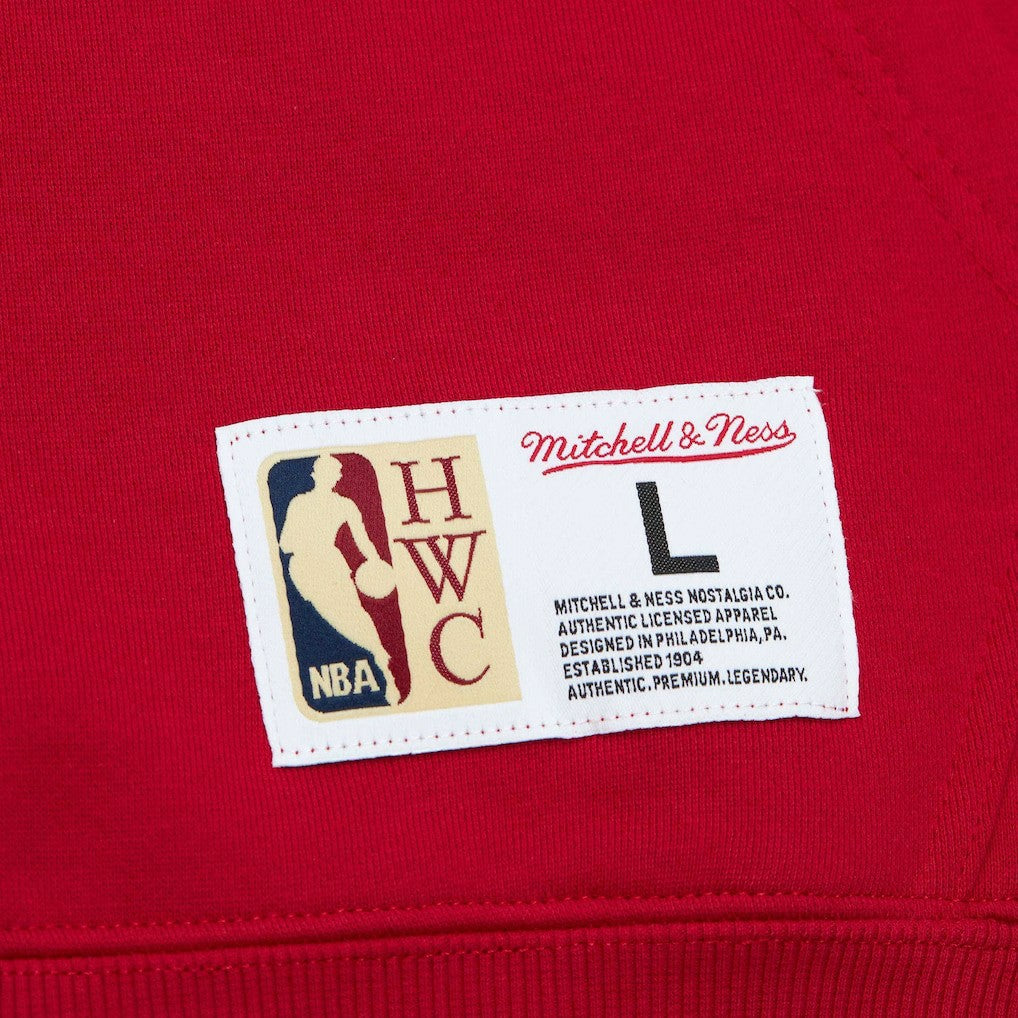 Mitchell & Ness - Chicago Bulls Hardwood Classics Tonal Pullover Hoodie - Red