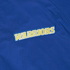 Mitchell & Ness - Golden State Warriors Hardwood Classics Retro Quilted Raglan Full-Zip Hoodie - Royal