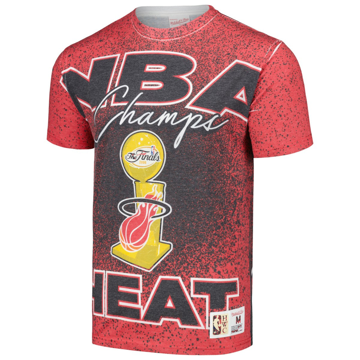 Mitchell & Ness - Miami Heat Hardwood Classics 2006 NBA Champions Champ City T-Shirt - Red