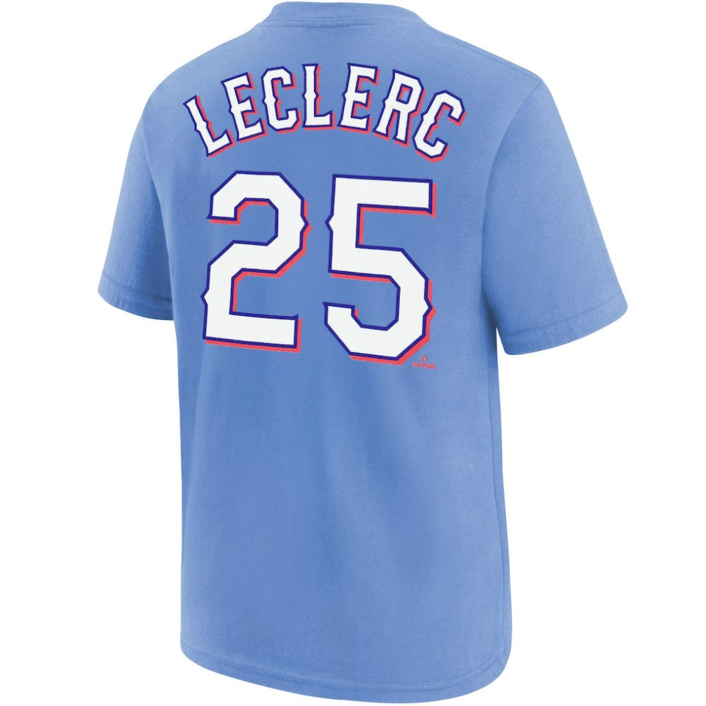 Jose Leclerc Texas Rangers Nike Youth Name & Number T-Shirt Lifestyle
