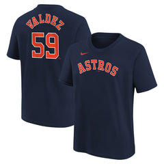 Framber Valdez Houston Astros Nike Youth Name & Number T-Shirt for sale