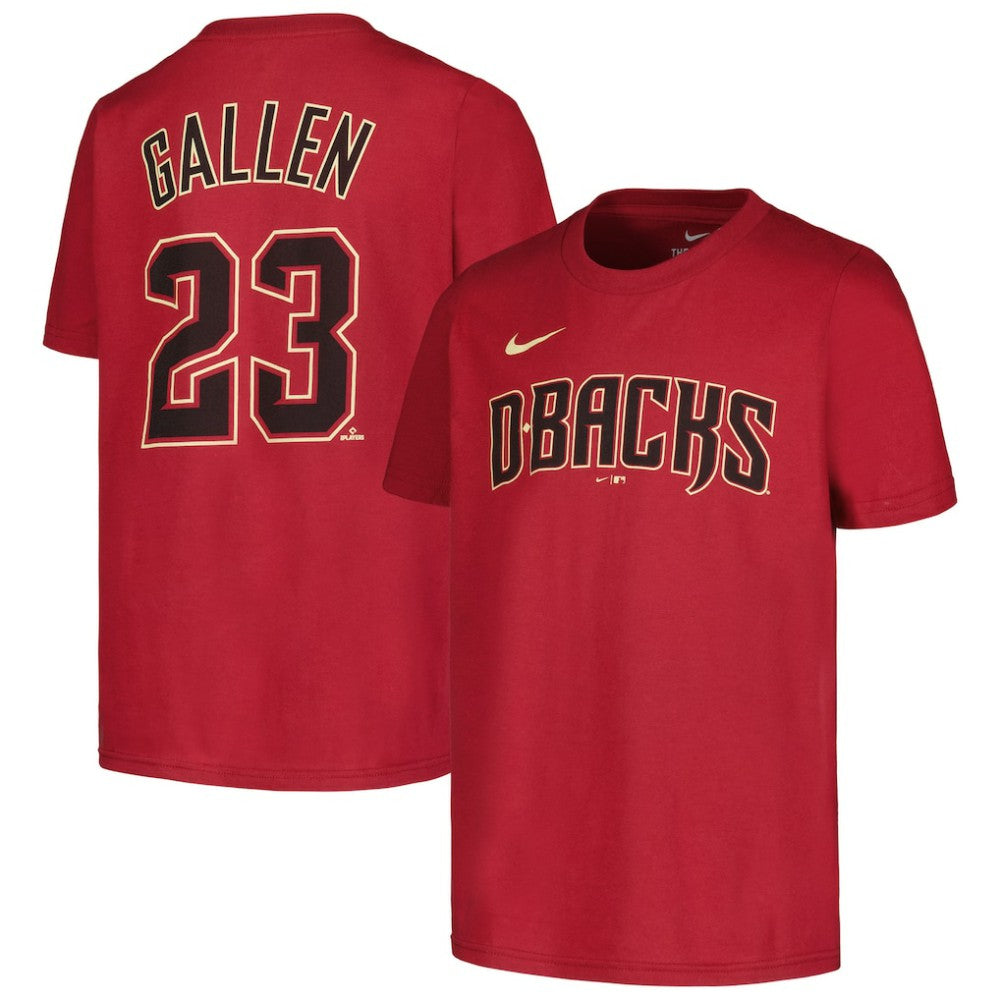 Zac Gallen Arizona Diamondbacks Nike Youth Name & Number T-Shirt Lifestyle