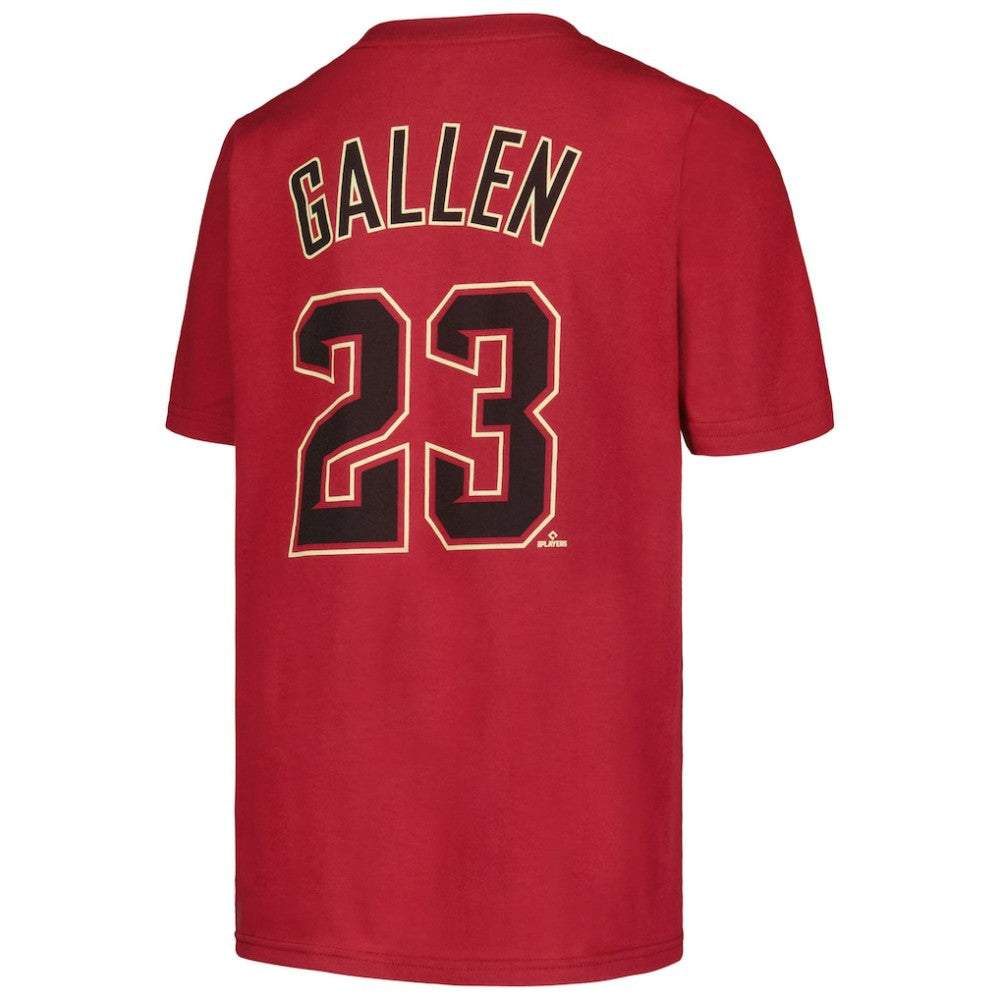 Zac Gallen Arizona Diamondbacks Nike Youth Name & Number T-Shirt Lifestyle