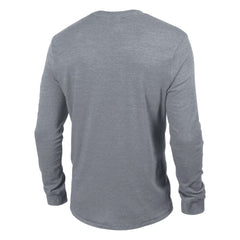 Pittsburgh Penguins Champion Tri-Blend Dual-Stripe Long Sleeve T-Shirt Heather Gray