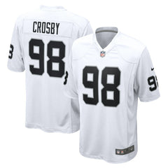 Maxx Crosby Las Vegas Raiders Game Jersey White - Nike