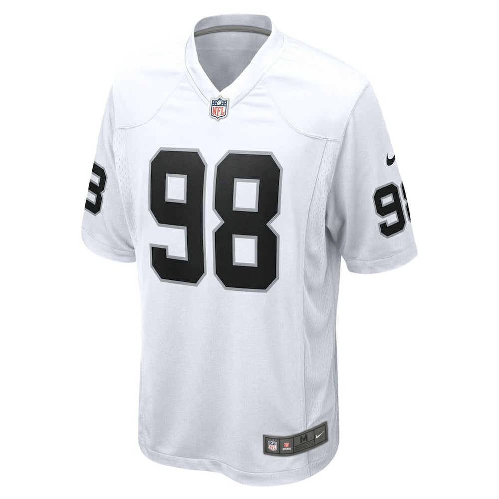 Maxx Crosby Las Vegas Raiders Game Jersey White - Nike