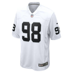 Maxx Crosby Las Vegas Raiders Game Jersey White - Nike