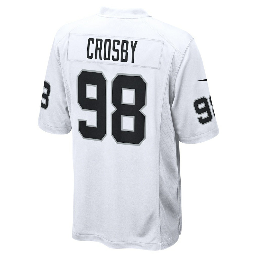 Maxx Crosby Las Vegas Raiders Game Jersey White - Nike