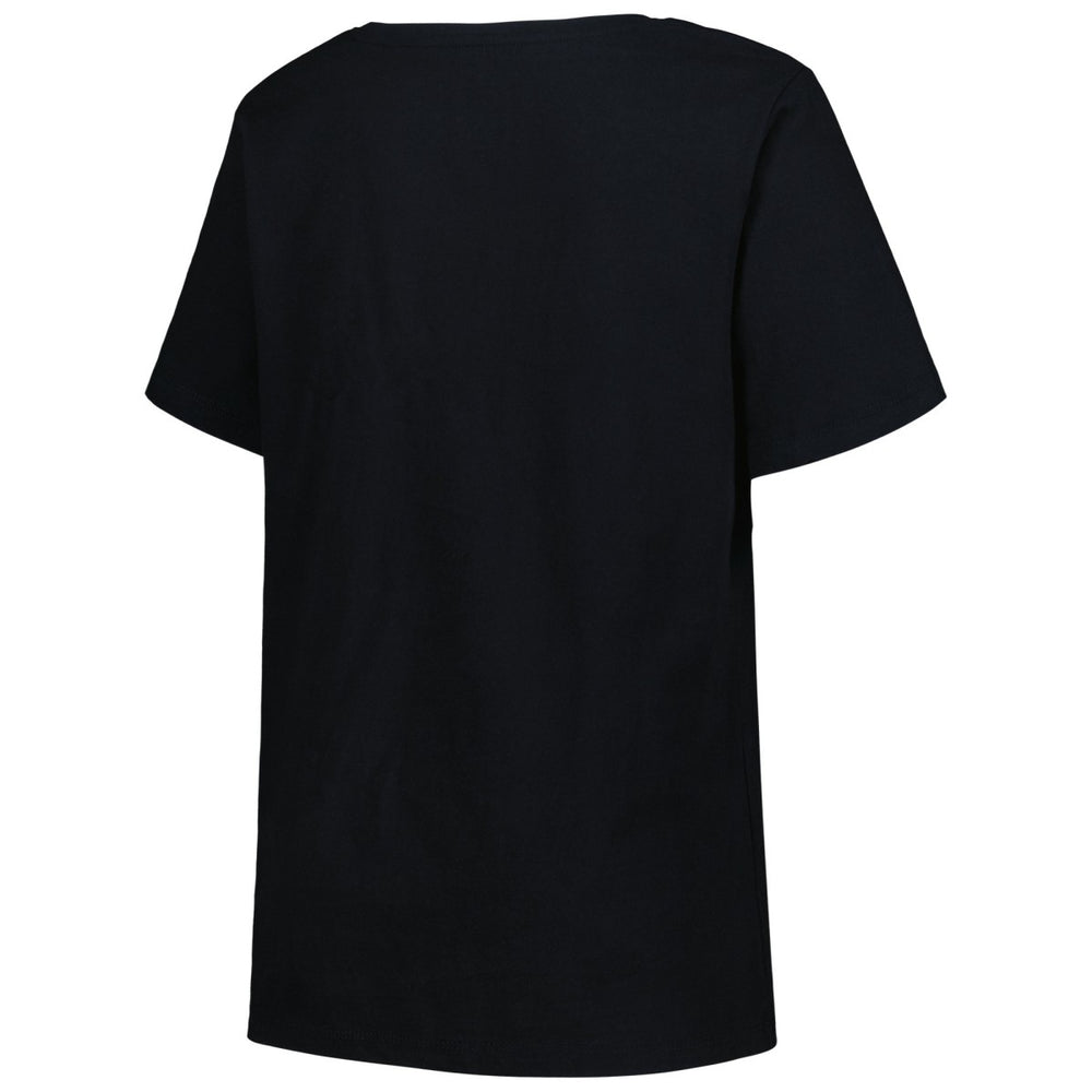 NBA - Memphis Grizzlies Profile Women's Plus Size Arch Over Logo V-Neck T-Shirt - Black