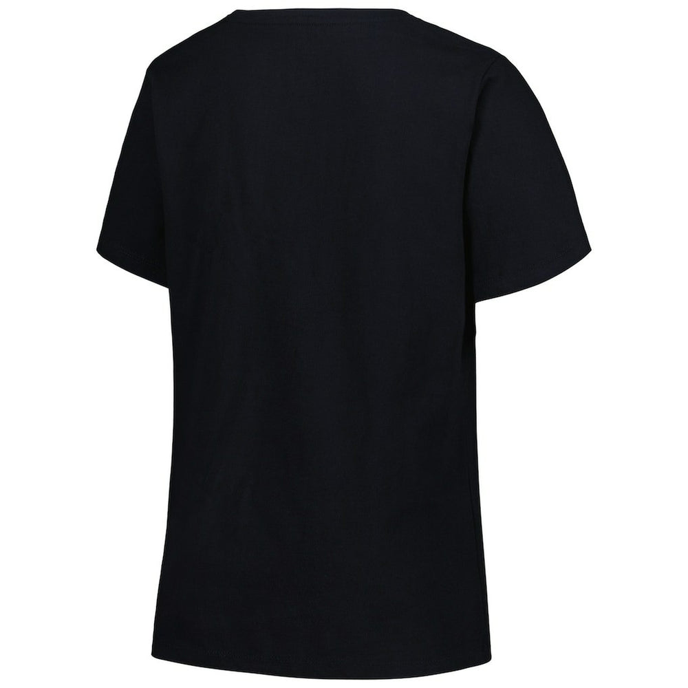 NBA - Orlando Magic Profile Women's Plus Size Arch Over Logo V-Neck T-Shirt - Black