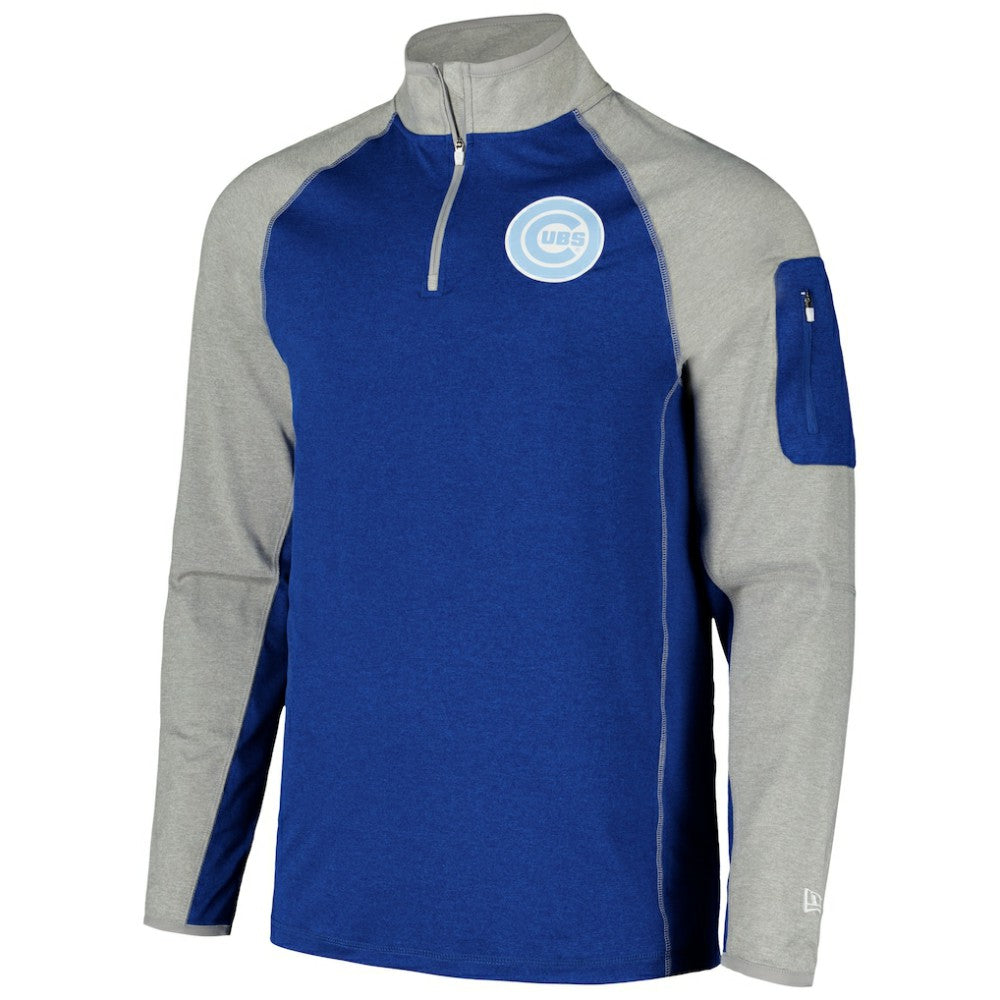 Chicago Cubs New Era Father's Day Raglan Quarter-Zip Top Near Me