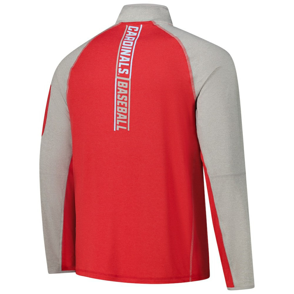 St. Louis Cardinals New Era Father's Day Raglan Quarter-Zip Top for sale