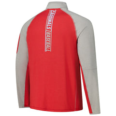 St. Louis Cardinals New Era Father's Day Raglan Quarter-Zip Top for sale