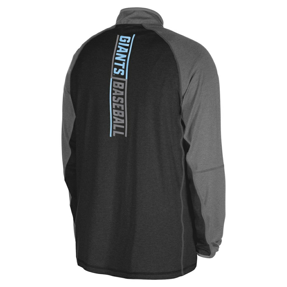 San Francisco Giants New Era Father's Day Raglan Quarter-Zip Top Clearance