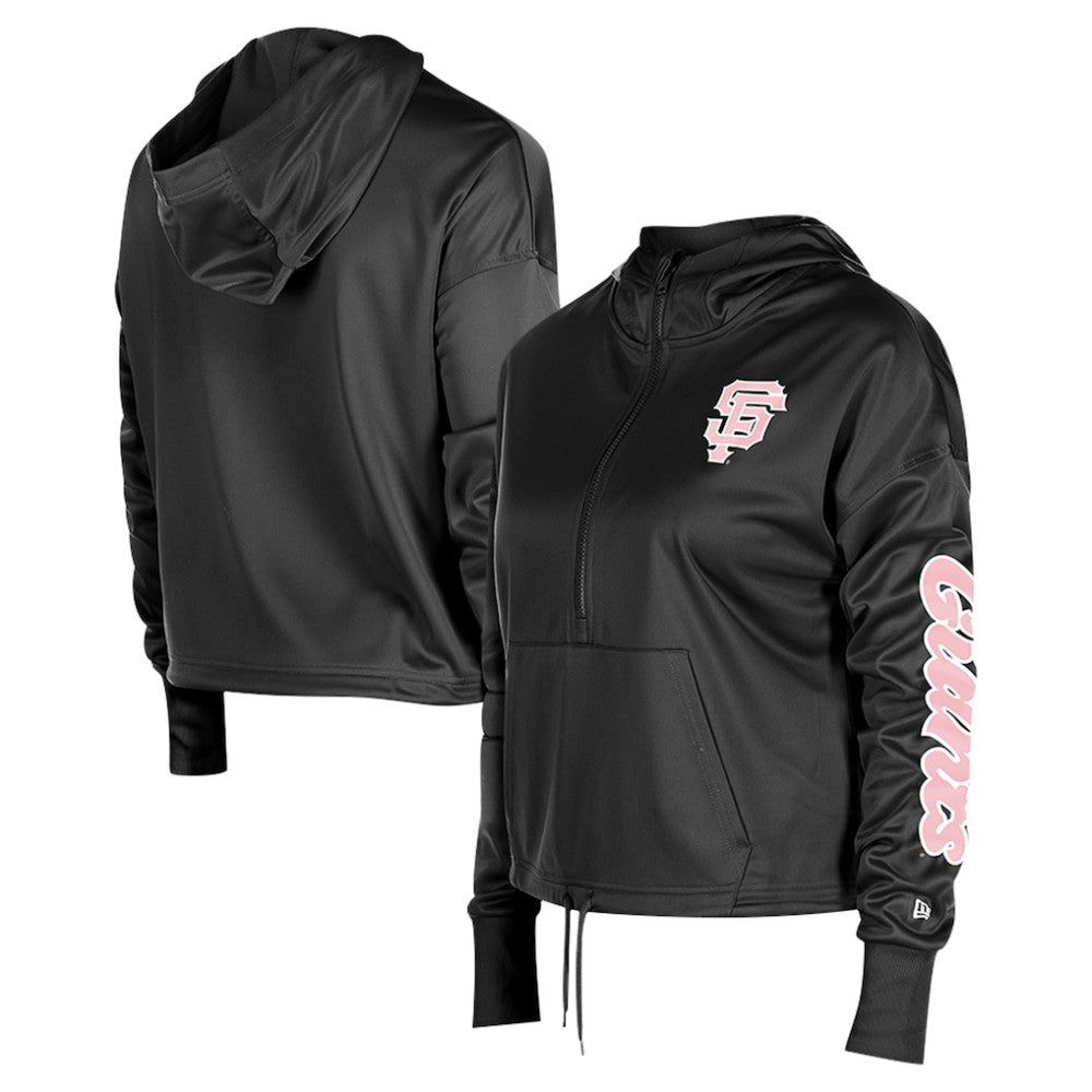 San Francisco Giants New Era Women's Half-Zip Hoodie Sale