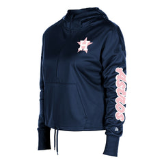Houston Astros New Era Women's Half-Zip Hoodie discount
