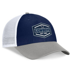 Dallas Cowboys Bench Trucker Adjustable Hat Navy/Gray - Fanatics