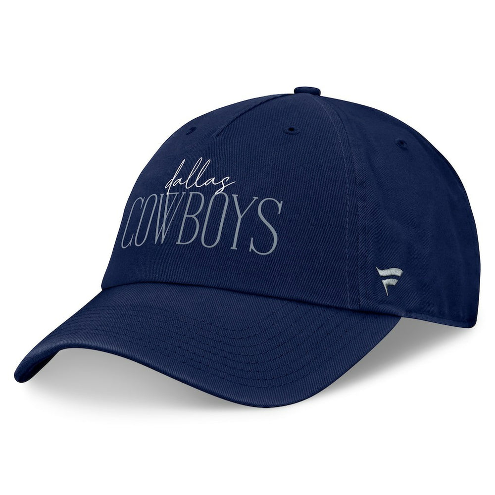 Dallas Cowboys Women's Fundamentals Review Adjustable Hat Navy - Fanatics