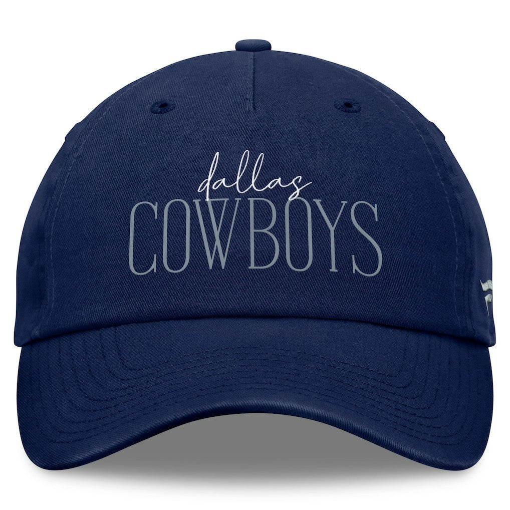 Dallas Cowboys Women's Fundamentals Review Adjustable Hat Navy - Fanatics