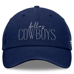 Dallas Cowboys Women's Fundamentals Review Adjustable Hat Navy - Fanatics