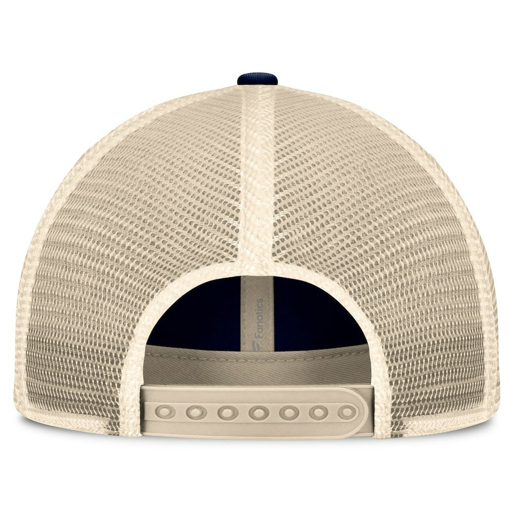 Dallas Cowboys Heritage Facemask Trucker Adjustable Hat Navy/Natural - Fanatics