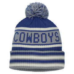 Dallas Cowboys Heritage Blindside Cuffed Knit Hat with Pom Navy - Fanatics
