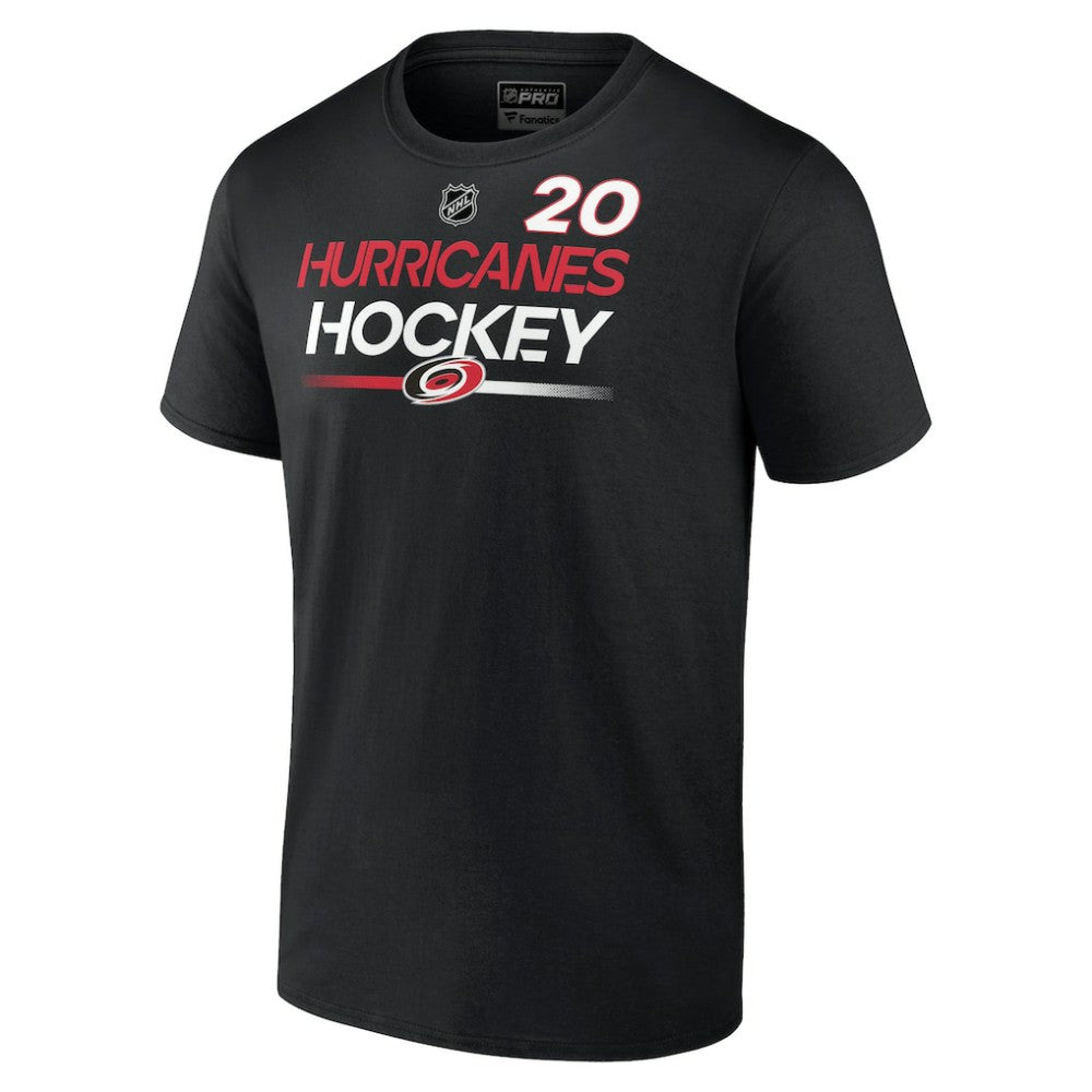 Sebastian Aho Carolina Hurricanes - Fanatics  Authentic Pro Prime Name & Number T-Shirt Black