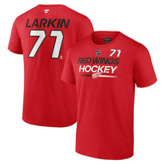 Dylan Larkin Detroit Red Wings - Fanatics  Authentic Pro Prime Name & Number T-Shirt Red