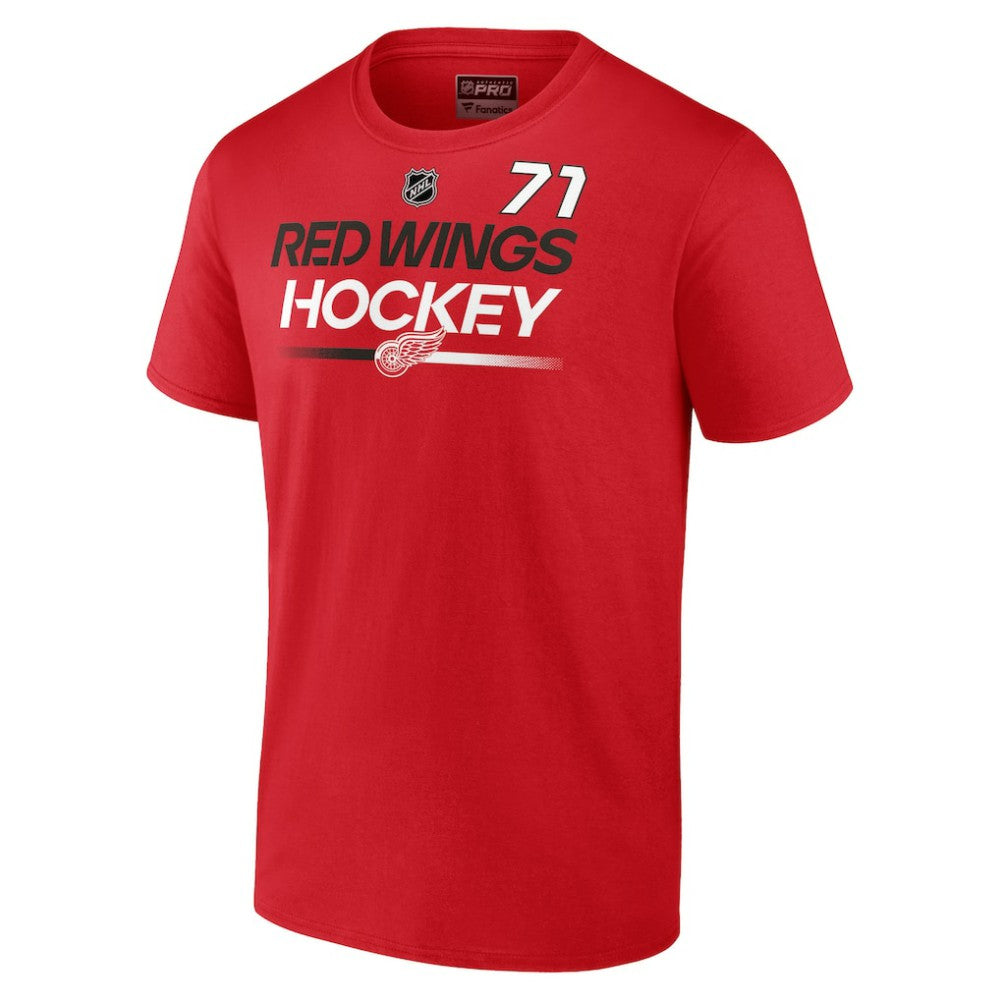 Dylan Larkin Detroit Red Wings - Fanatics  Authentic Pro Prime Name & Number T-Shirt Red