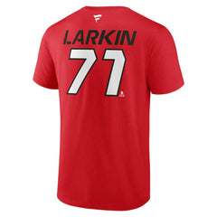 Dylan Larkin Detroit Red Wings - Fanatics  Authentic Pro Prime Name & Number T-Shirt Red