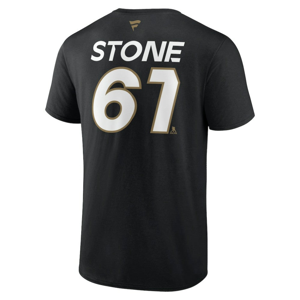 Mark Stone Vegas Golden Knights Fanatics  Authentic Pro Prime Name & Number T-Shirt Black