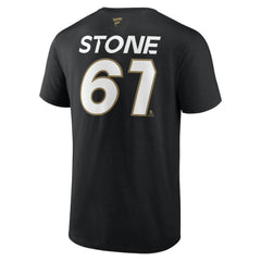 Mark Stone Vegas Golden Knights Fanatics  Authentic Pro Prime Name & Number T-Shirt Black