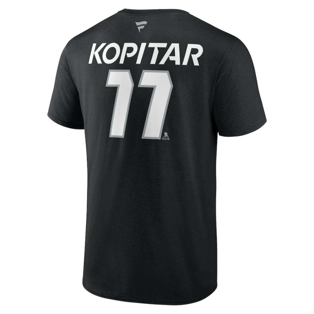 Anze Kopitar Los Angeles Kings - Fanatics  Authentic Pro Prime Name & Number T-Shirt Black