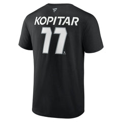 Anze Kopitar Los Angeles Kings - Fanatics  Authentic Pro Prime Name & Number T-Shirt Black