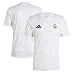 Adidas Real Madrid 2024/25 Pre-Match Top - White