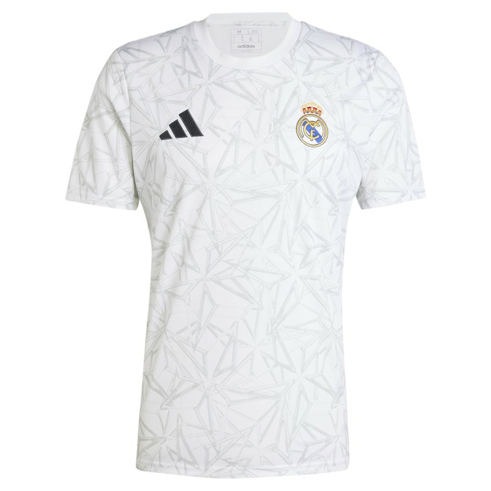Adidas Real Madrid 2024/25 Pre-Match Top - White