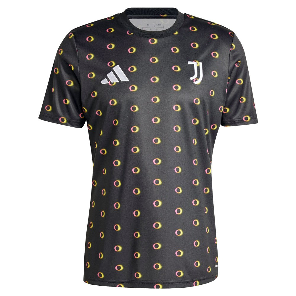 Adidas Juventus 2024/25 Slim Fit Pre-Match Top - Black