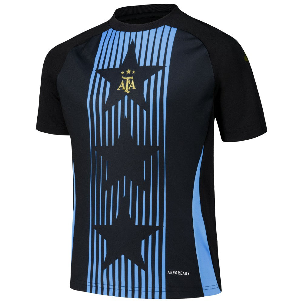Adidas Argentina National Team Youth 2024 Pre-Match Top - Black