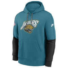 Jacksonville Jaguars Throwback Alternate Logo Team Issue Club Pullover Hoodie Teal - Nike