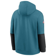 Jacksonville Jaguars Throwback Alternate Logo Team Issue Club Pullover Hoodie Teal - Nike