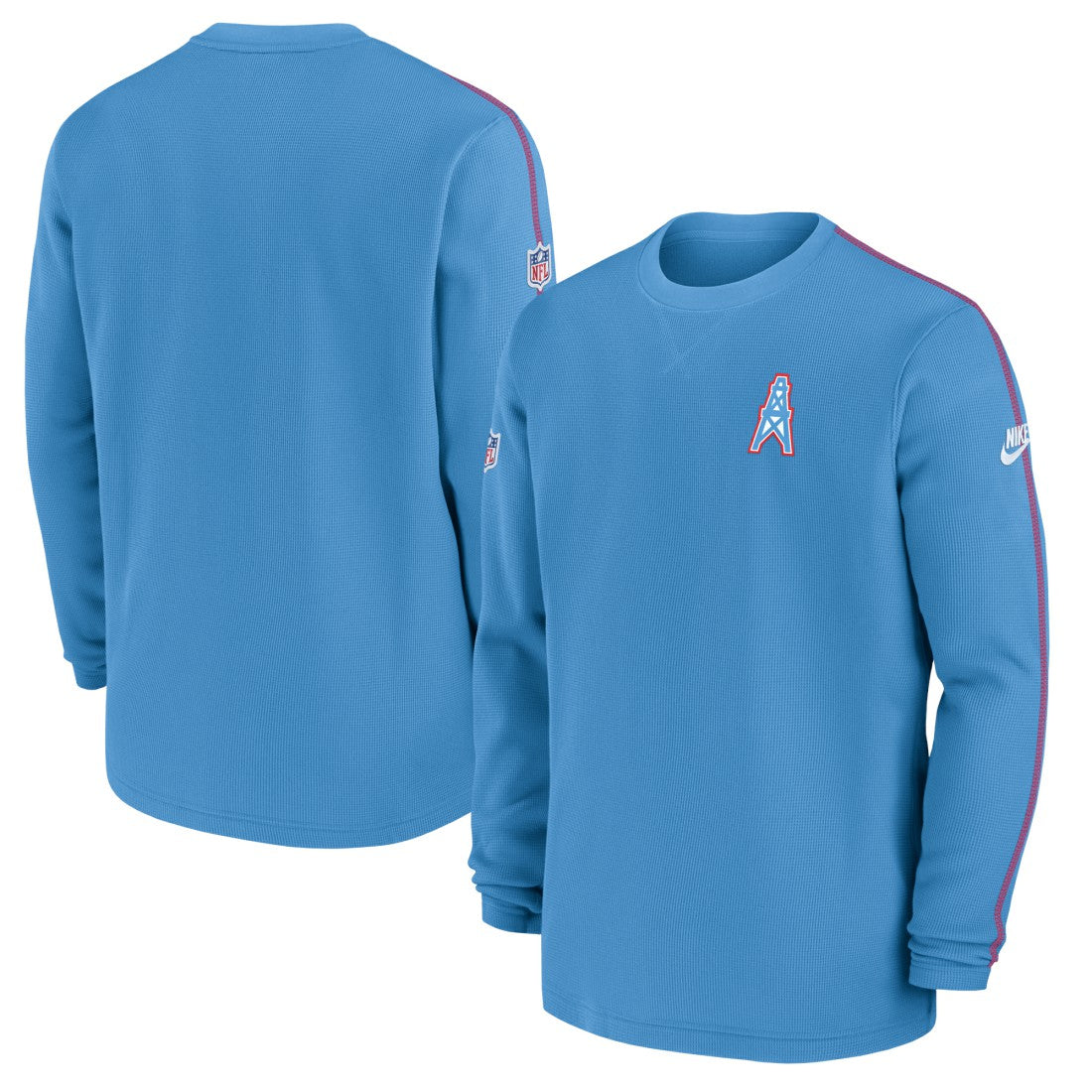 Tennessee Titans Alternate Logo Coach Long Sleeve Top Light Blue - Nike