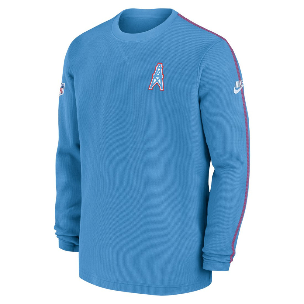 Tennessee Titans Alternate Logo Coach Long Sleeve Top Light Blue - Nike